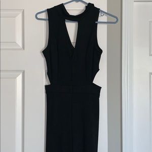 Cut out Black Jumpsuit